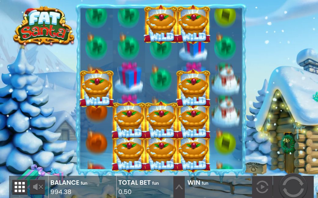 Grid of 5 reels and 5 rows in Base Game
